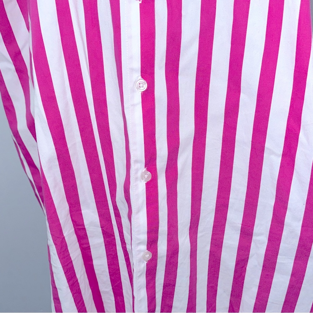 Striped Shirt Dress - Picture 2 of 8